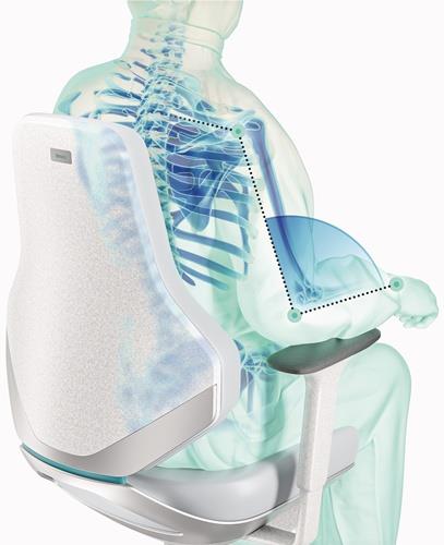 Armlehne f.Texon 9000 454 810,9000 454 811 Multifunktional silbergrau BIMOS