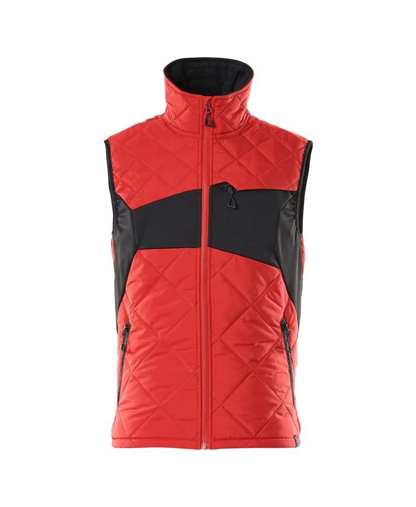Thermoweste ACCELERATE Verkehrsrot/Schwarz 4XL