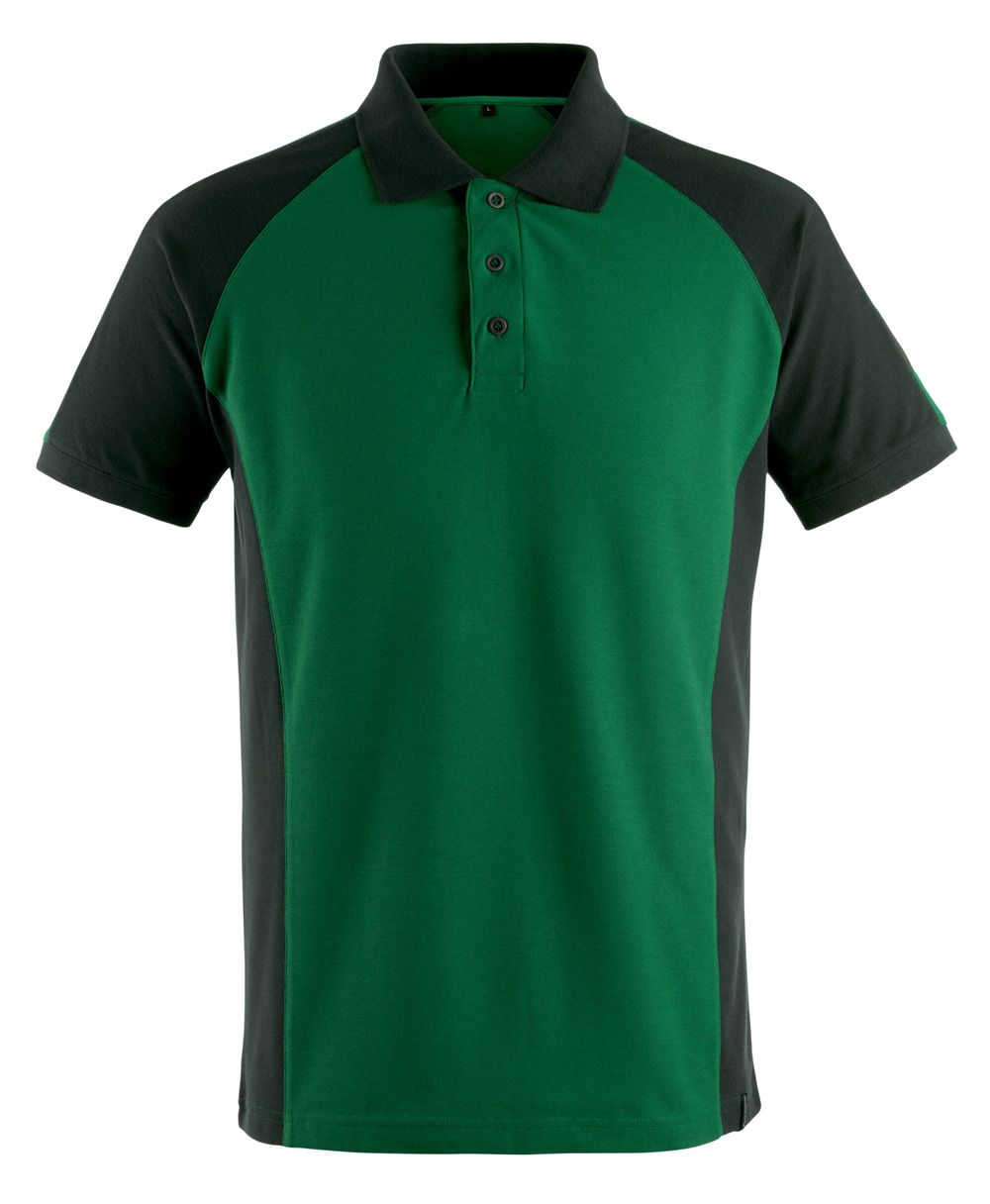 Polo-Shirt UNIQUE Grün/Schwarz L