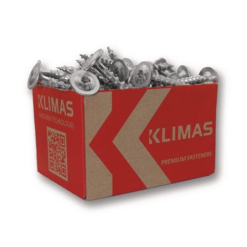 Tellerkopfschraube 6x100 Tellerkopf hell verz.TX30 KLIMAS