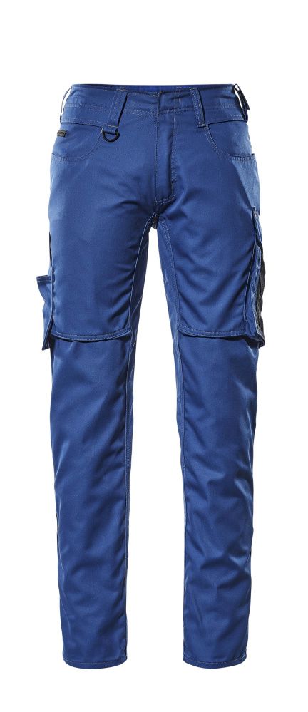 Hose mit Schenkeltaschen UNIQUE Kornblau/Schwarzblau 82C50