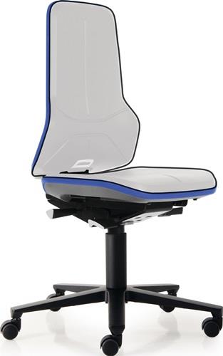 Arbeitsdrehstuhl Neon Rl.Permanentkontakt blau