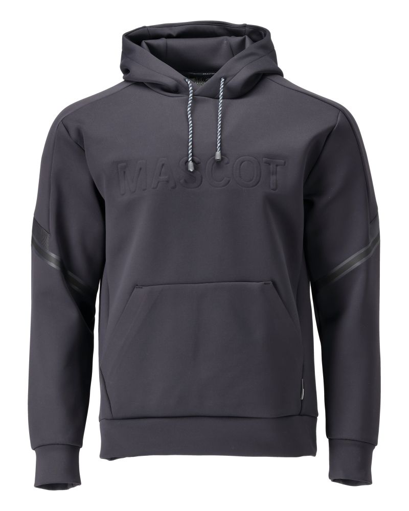 Fleece Kapuzenpullover CUSTOMIZED Schwarzblau XL
