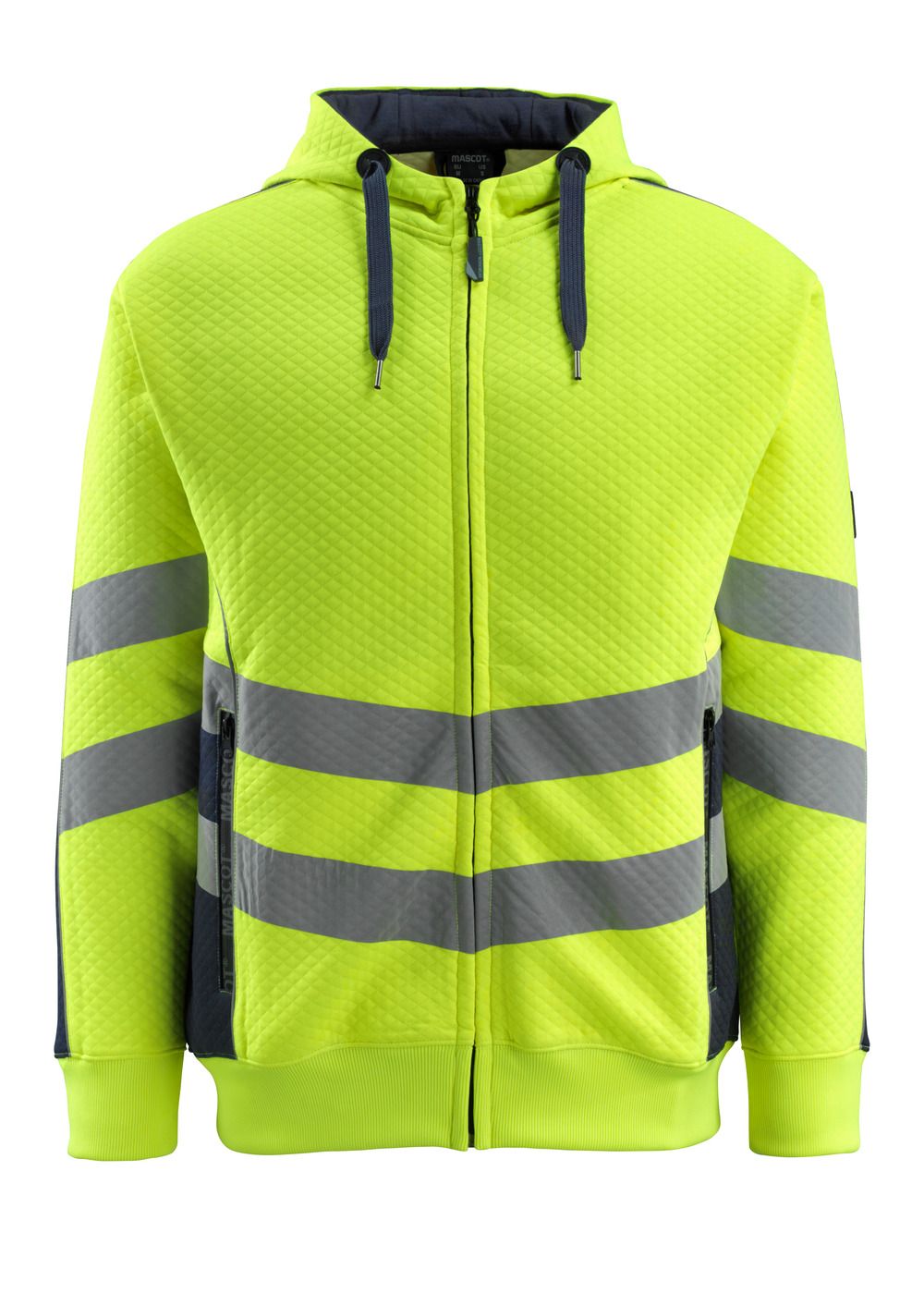 Kapuzenpullover mit Reißverschluss SAFE SUPREME Hi-vis Gelb/Schwarzblau 4XL