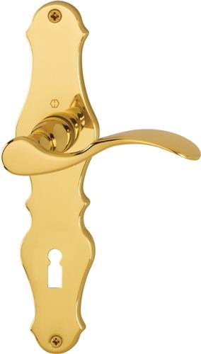 Langschildgarnitur Weimar M112SLN/2007 MS F71 BB 72mm DIN L/R HOPPE