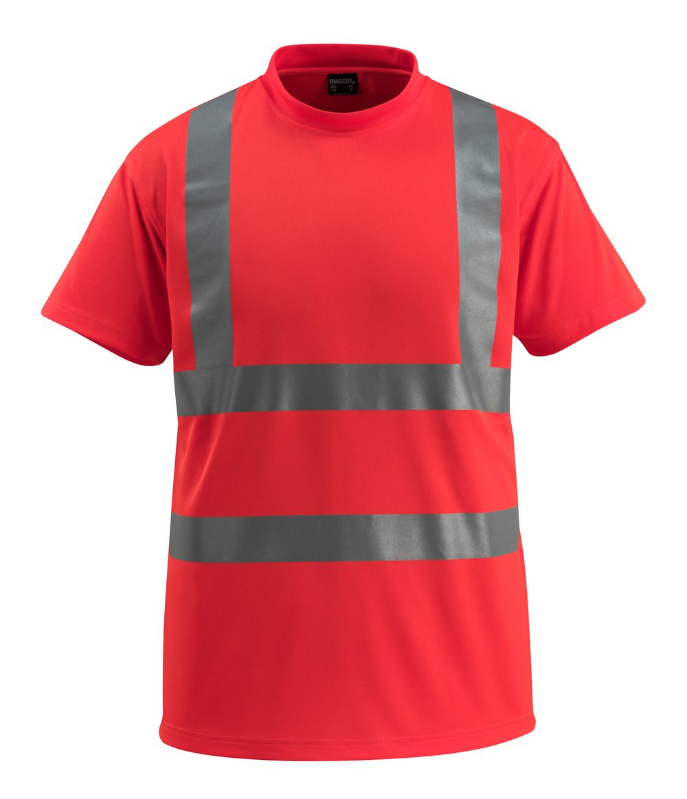 T-Shirt SAFE LIGHT Hi-vis Rot 4XL