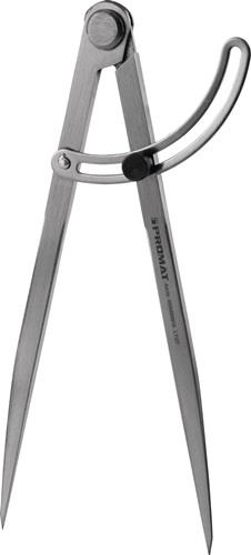 Spitzzirkel L. 200mm m. Stellbogen PROMAT