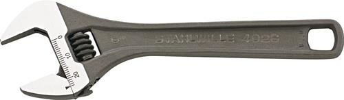 Rollgabelschlüssel 4026 max.24mm L.159mm m.Einstellskala STAHLWILLE