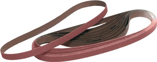 Schleifband L.330mm B.10mm K.120 f.HO/Metall Korund TECWERK