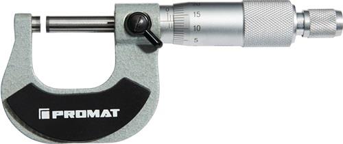 Bügelmessschraube DIN 863/1 25-50mm Spindel-D.6,5mm PROMAT