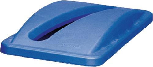 Deckel PE blau B290xT520mm f.Wertstoffsammler 60/87l f.Papiereinwurf RUBBERMAID