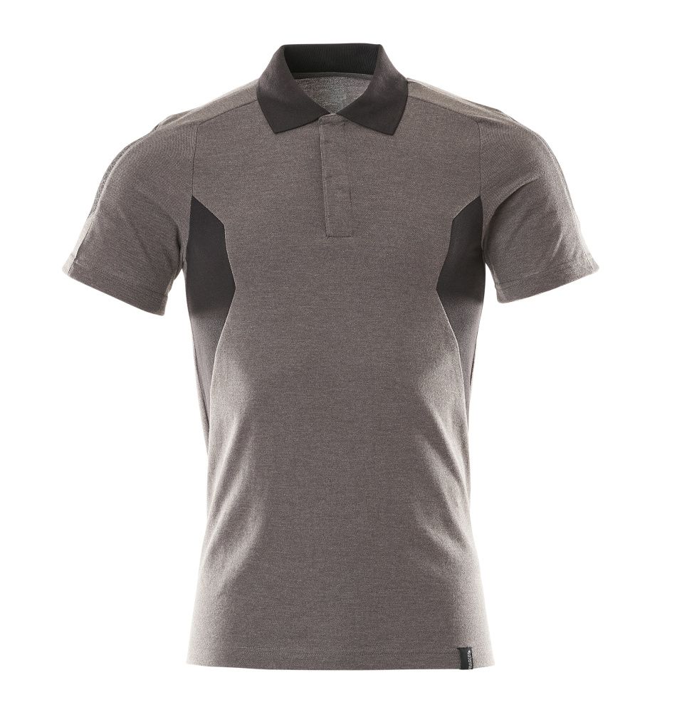 Polo-Shirt ACCELERATE Dunkelanthrazit/Schwarz M  ONE