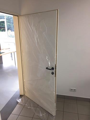 Schutzhülle SIMPROFLEX Türschutz B.125cm transp.L.240cm 10 St/Karton KIRCHNER