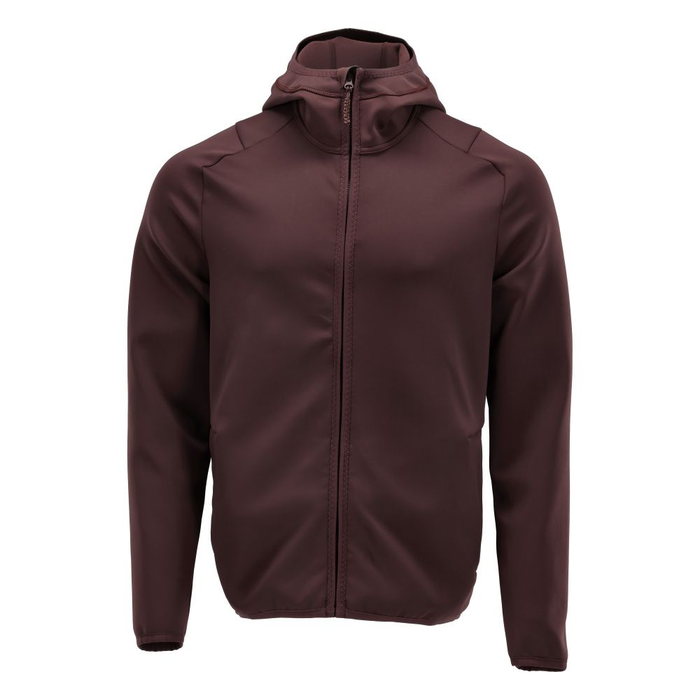 Fleecejacke mit Kapuze CUSTOMIZED Bordeaux S