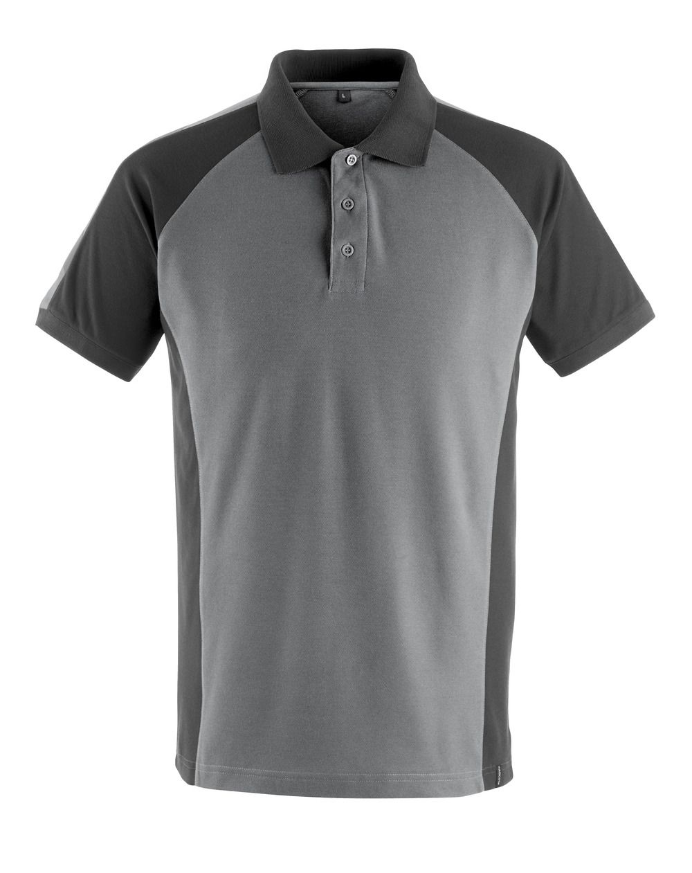 Polo-Shirt UNIQUE Anthrazit/Schwarz L