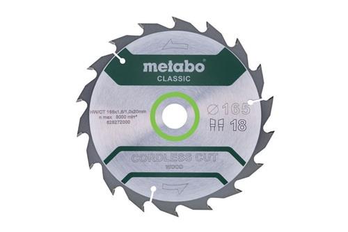Kreissägeblatt cordless cut wood classic AD 165mm Z.18 Bohr.20mm Schnitt-B.1,6mm