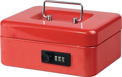 Geldkassette MONEY CODE B.200xH.90xT.160mm rot lack.BURG-WÄCHTER