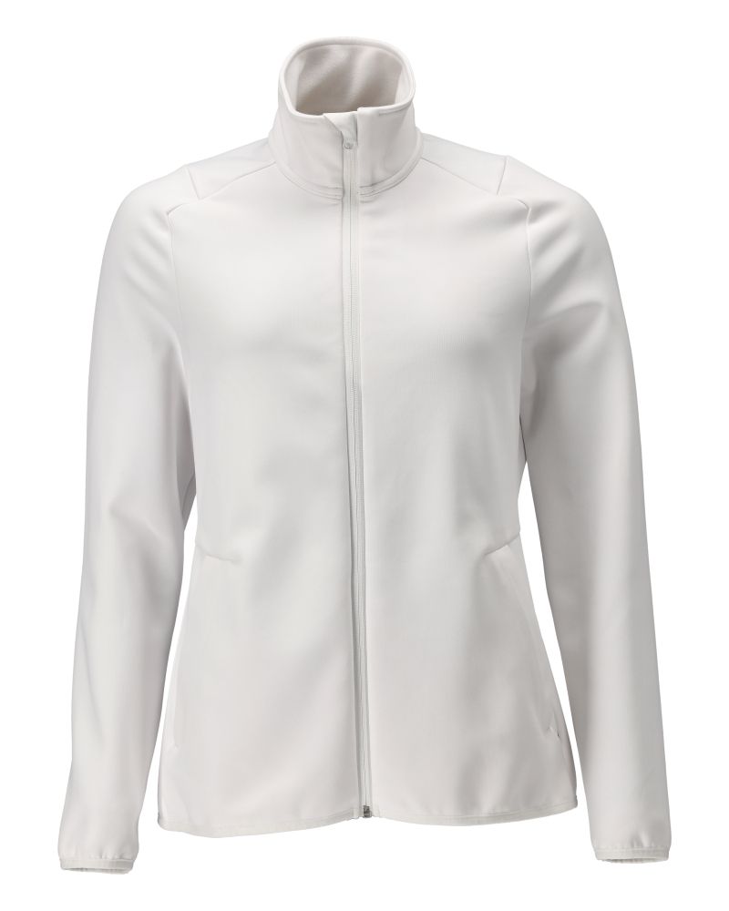 Damen-Passform Fleecejacke CUSTOMIZED Weiß 2XL