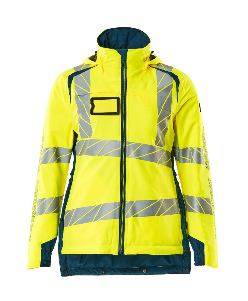 Damen-Passform Winterjacke ACCELERATE SAFE Hi-vis Gelb/Dunkelpetroleum 3XL