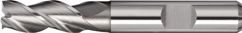Bohrnutenfräser DIN 844 Typ W D.10mm HSS-Co8 Weldon Z.3 kurz TECWERK