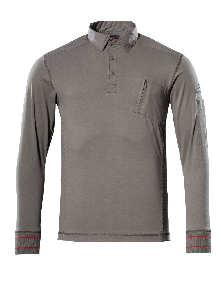 Polo-Sweatshirt FRONTLINE Hellanthrazit L