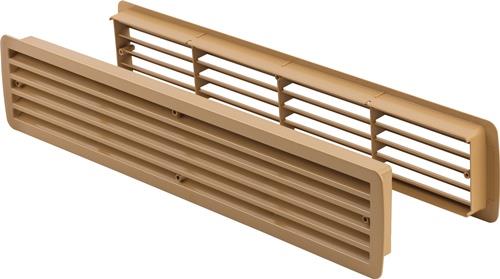 Badezimmerlüftung 9020 BU L.457mm B.92mm Ku.buche Ecken rd HOJU