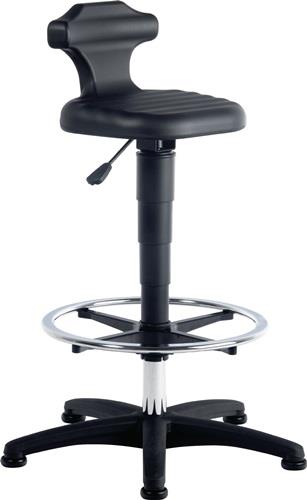 Sitz-/Stehstuhl Flex Integralschaum Sitz-H.510-780mm m.Fußring BIMOS