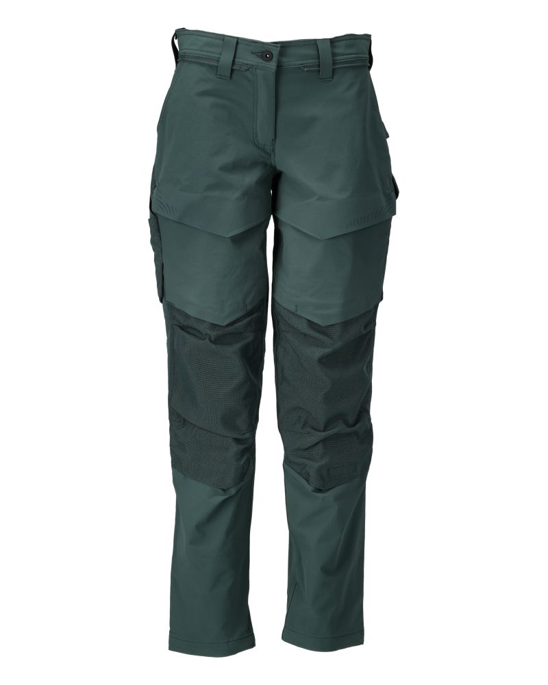 Damen-Passform DIAMOND Hose mit Knietaschen CUSTOMIZED Waldgrün 82C50