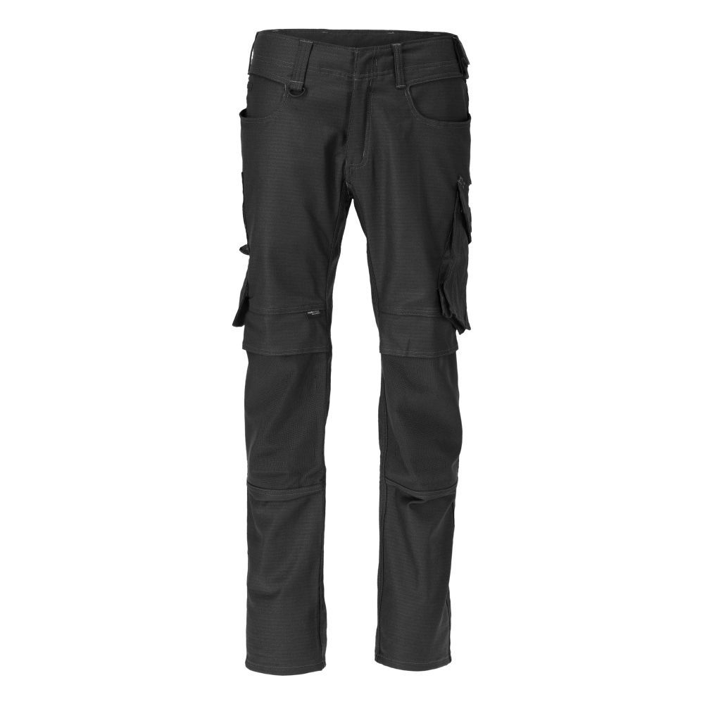 Hose mit Knietaschen UNIQUE Schwarz 82C50
