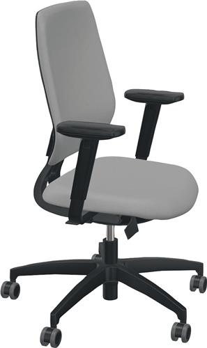 Bürodrehstuhl m.Synchr.-Techn.platingrau/platingrau 390-510mm