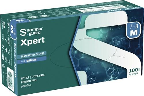 Einw.-Handsch.SEMPERGUARD XPERT Gr.7-8 blau Nitril 100 St./Box