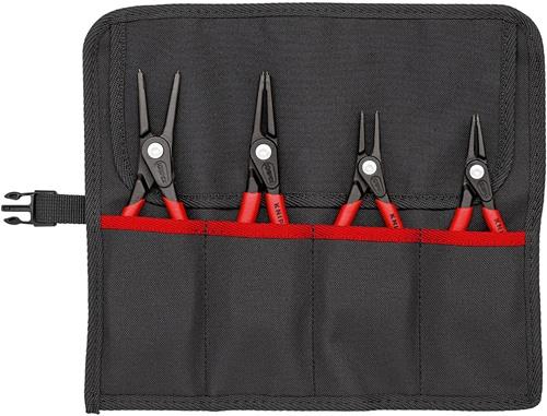 Präzisionssicherungsringzangensatz 4-tlg.in Rolltasche 12-60mm KNIPEX