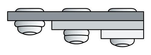 Blindniet PolyGrip® Nietschaft dxl 3,2x8mm Alu/Stahl 1000 St.GESIPA