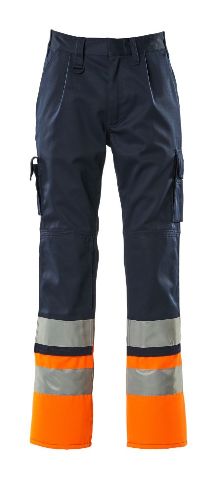 Hose mit Knietaschen SAFE COMPETE Marine/Hi-vis Orange 82C45