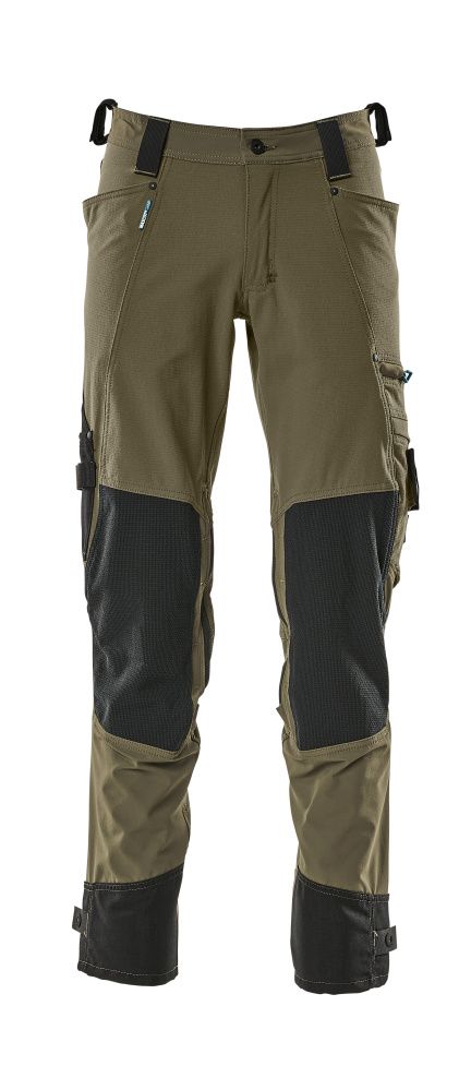 Hose mit Knietaschen ADVANCED Moosgrün 76C42
