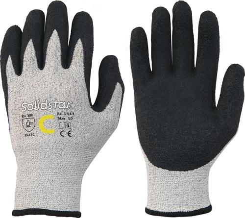 Schnittschutzhandschuhe Solidstar 1443 Gr.10 grau/schwarz EN 388 PSA II 12 PA