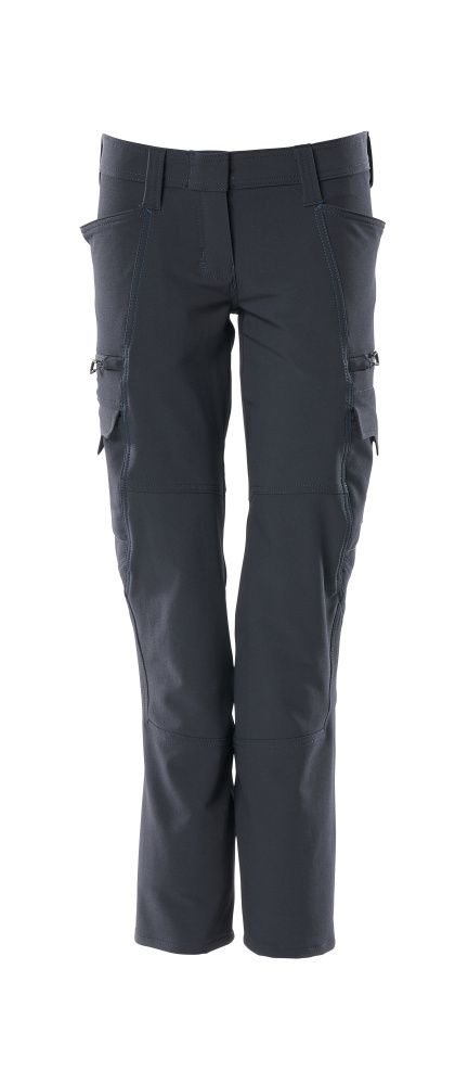 Damen-Passform PEARL Hose mit Schenkeltaschen ACCELERATE Schwarzblau 76C38