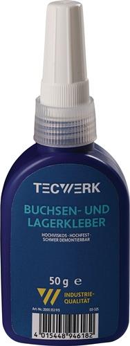 Buchsen-/Lagerkleber hf.hv.grün 50g Flasche TECWERK