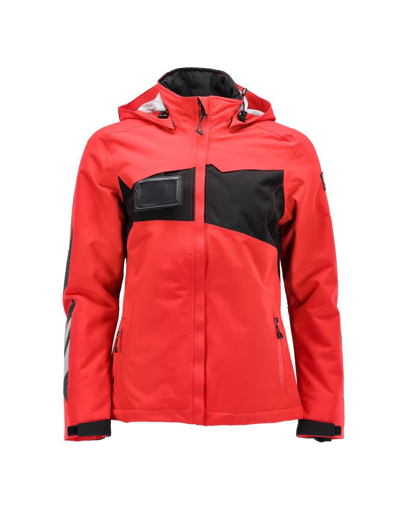 Damen-Passform Winterjacke ACCELERATE Verkehrsrot/Schwarz 2XL