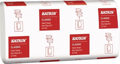 Falthandtuch Katrin Classic M 2 2-lag.weiß L.ca.240 mmxB.ca.203mm 4000 Tücher/KT