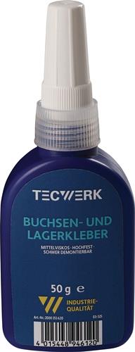 Buchsen-/Lagerkleber hf.mv.grün 50g Flasche TECWERK