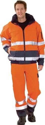 Warnschutz-Comfortjacke Gr.M orange/marine PLANAM