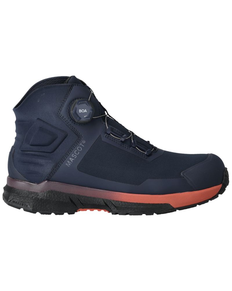 Sicherheitsstiefel FOOTWEAR CUSTOMIZED Schwarzblau/Bordeaux 0839