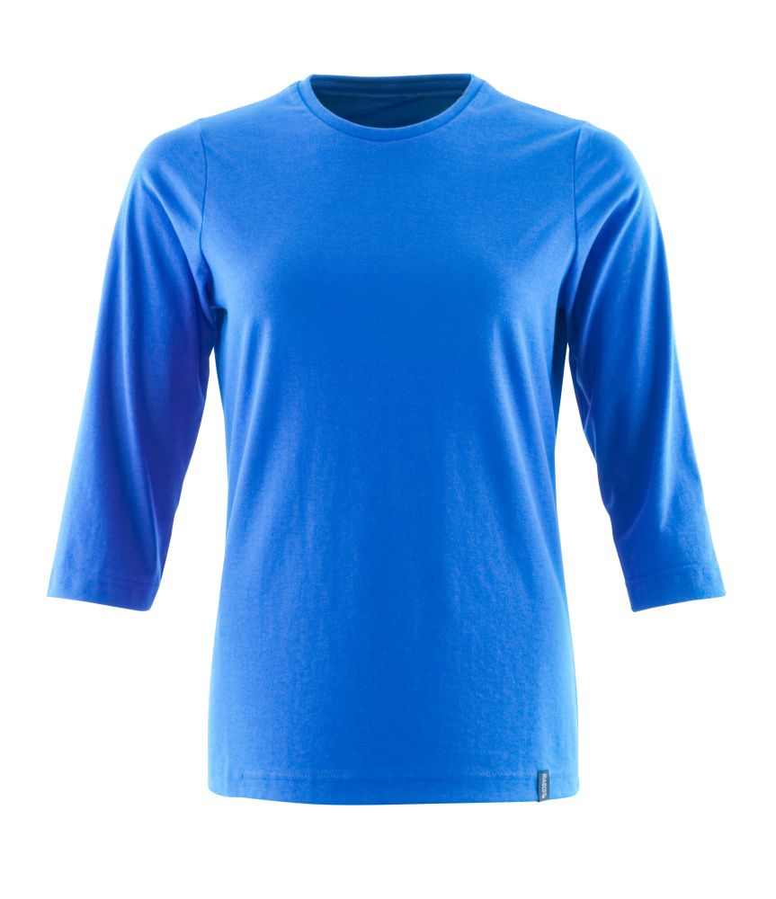 Damen-Passform T-Shirt CROSSOVER Azurblau 3XLONE