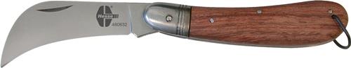 Gurtbandmesser L.185mm Klingen-L.77mm Klingenform geb.HO natur/silber HESSE