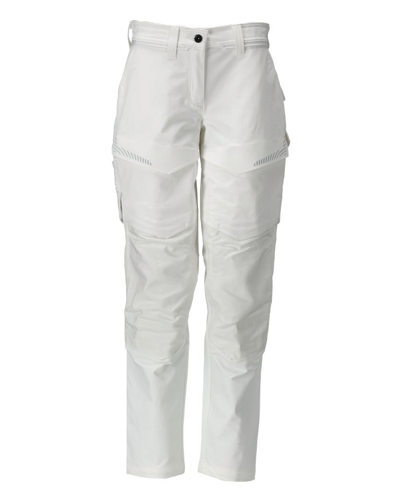 Damen-Passform DIAMOND Hose mit Knietaschen CUSTOMIZED Weiß 82C50