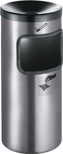 Sicherheitswandascher Ø180xH410mm graphit m.Kippvorrichtung TKG
