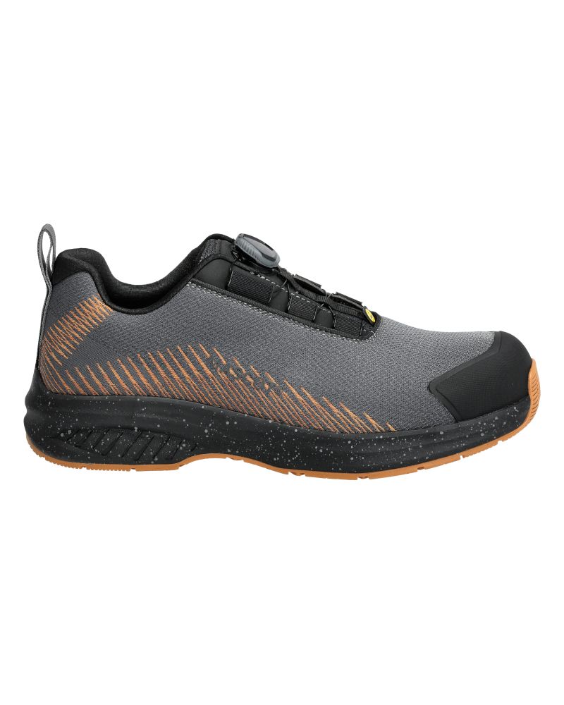 Sicherheitsschuhe FOOTWEAR CUSTOMIZED Anthrazitgrau/Nussbraun 1039