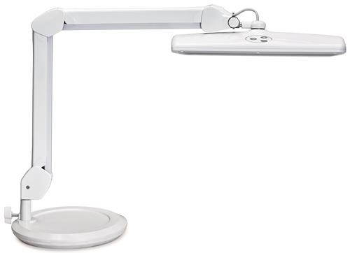 Schreibtischleuchte Metall/Kunststoff weiß H.460mm Standfuß LED MAUL