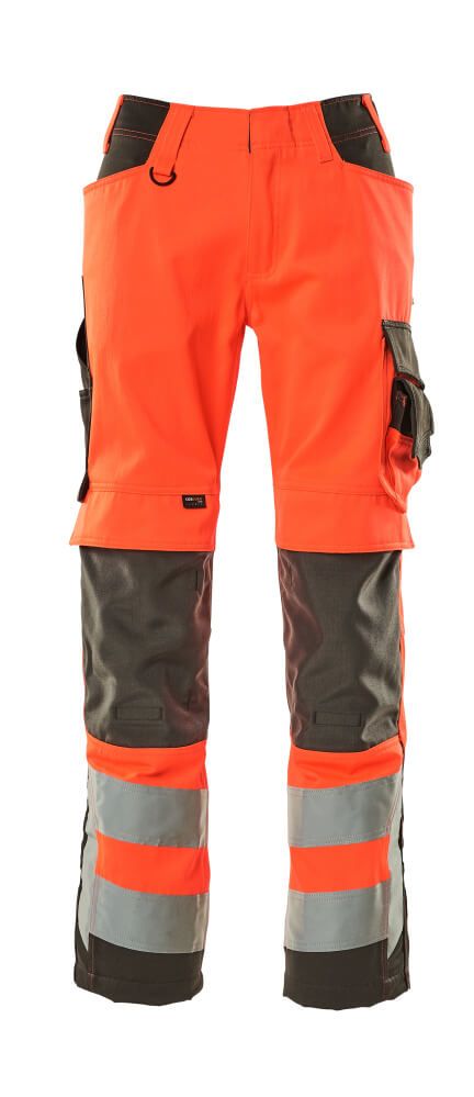 Hose mit Knietaschen SAFE SUPREME Hi-vis Rot/Dunkelanthrazit 82C46